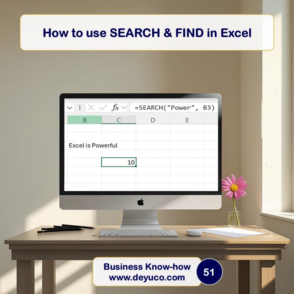 The SEARCH and FIND Functions for Excel - DeYuCo Academy