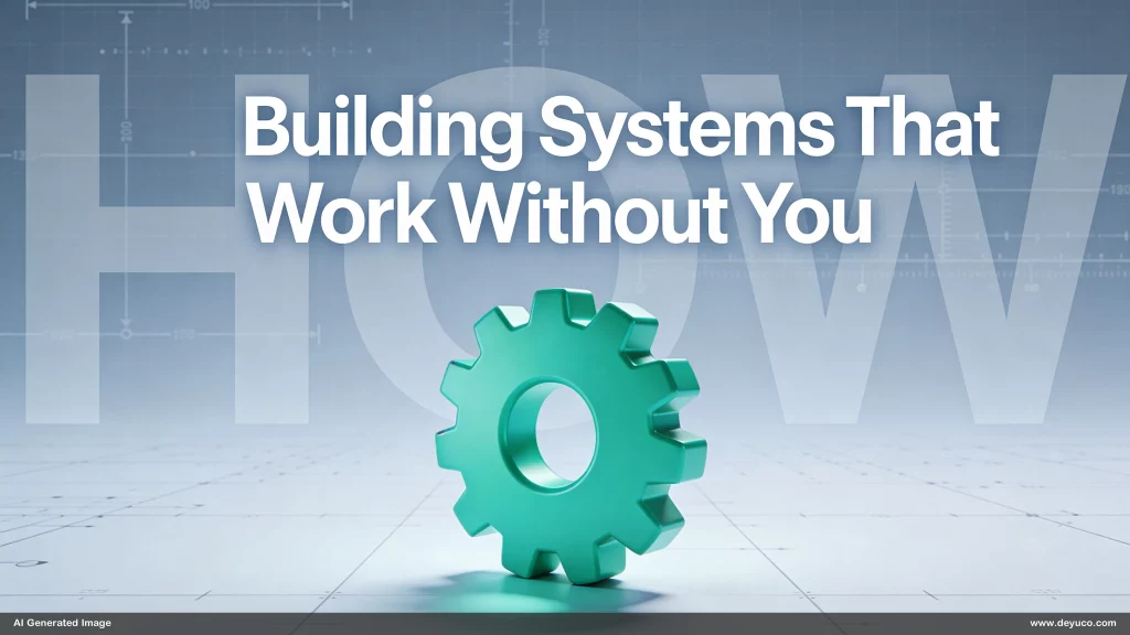 Building systems that work without you