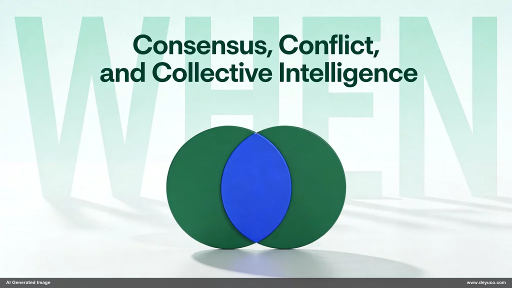Consensus, Conflict, and Collective Intelligence