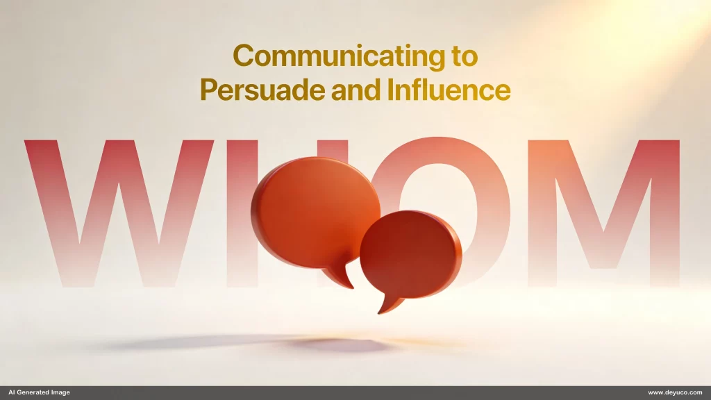 Communicating to Persuade and Influence
