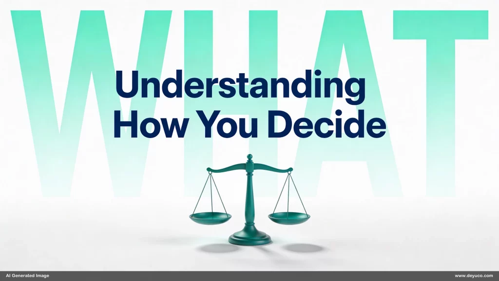 Understanding how you decide